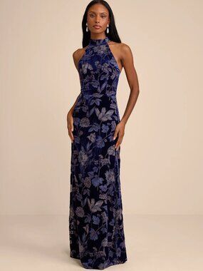 1940 black dress Windsor Golden Hour Drama Strapless Cutout Maxi Dress in Black | Size: S